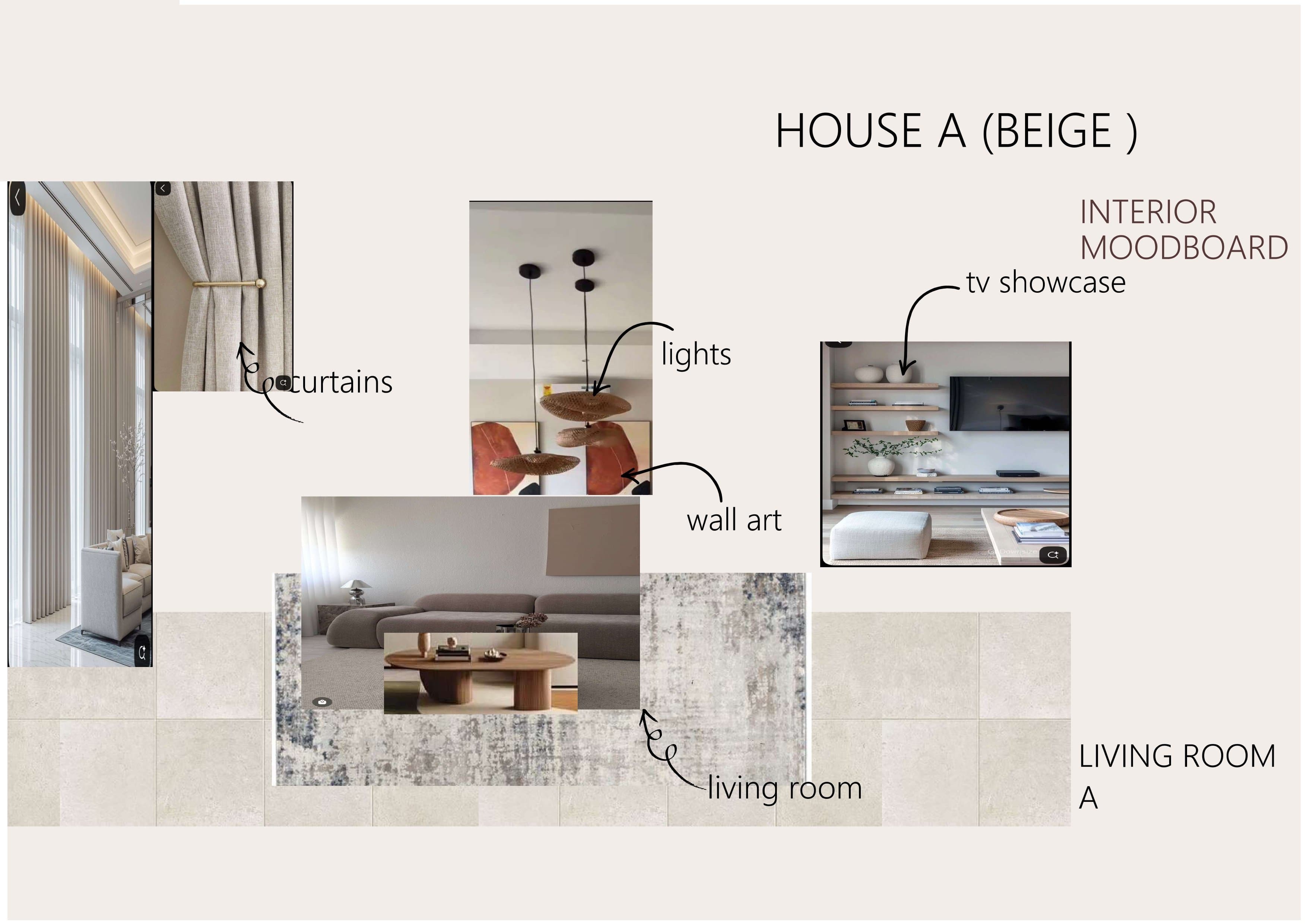 Living room · House A
